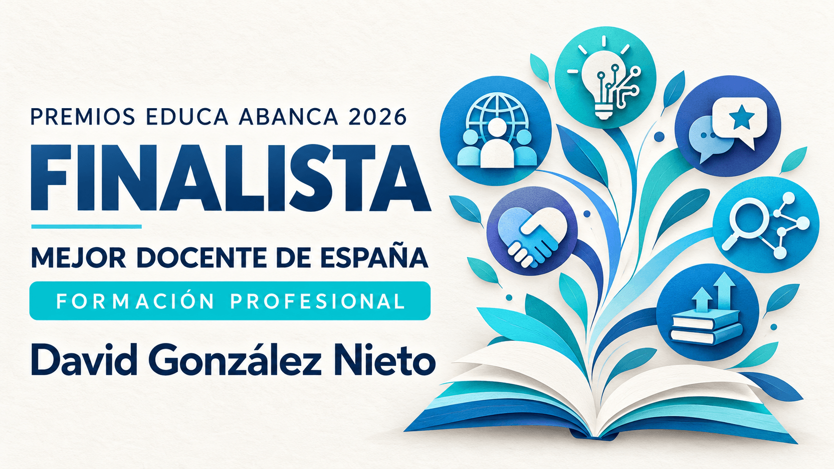 Finalista de los Premios EDUCA ABANCA 2026 al Mejor Docente de España